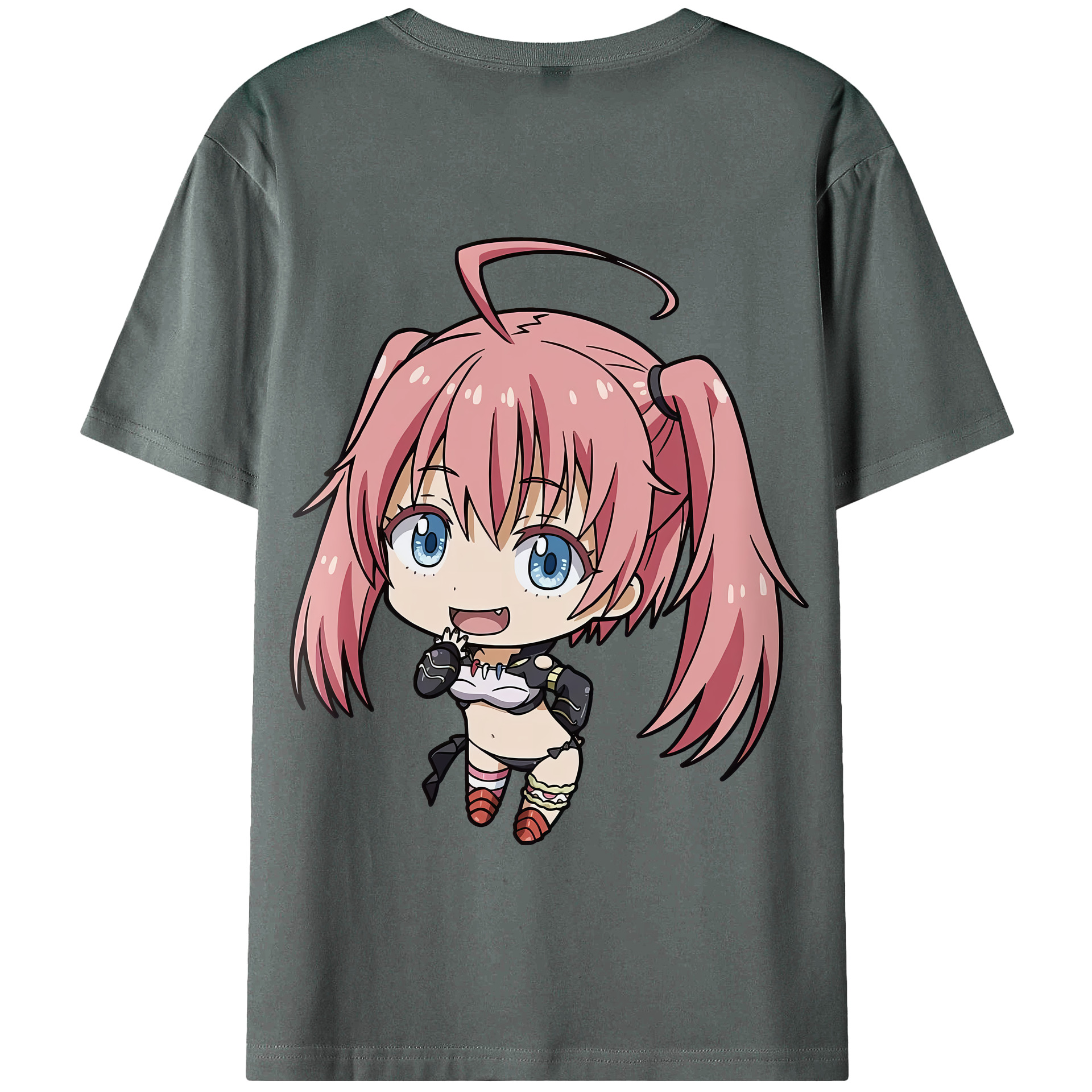 （画像用） 転スラ Regarding Reincarnated to Slime 綿100％半袖Tシャツ（背面プリント）